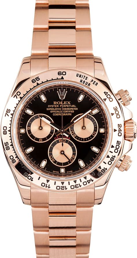 used rolex daytona rose gold